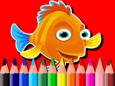 Libro para colorear de peces BTS